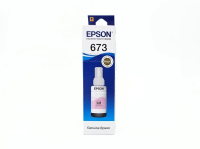 Чернила Epson T6736 light magenta (С13T673698), оригинал, светло-пурпурные, 70 мл.