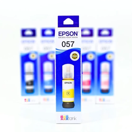 Чернила Epson 057 yellow (C13T09D498), оригинал, желтые, 70 мл.