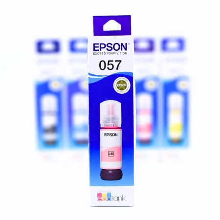 Чернила Epson 057 light magenta (C13T09D698), оригинал, светло-пурпурные, 70 мл.