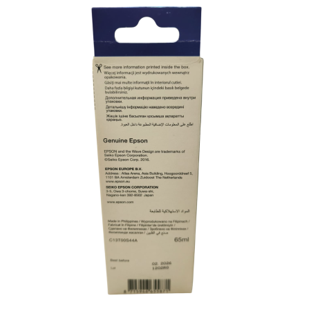 Чернила EPSON 103 (C13T00S14A) черные оригинал