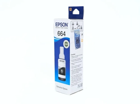 Чернила Epson 664 black (C13T66414A) оригинал, черные, 70 мл