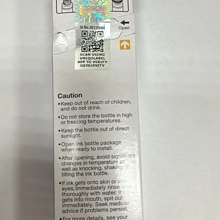 Чернила Epson T6731 black (С13T673198), оригинал, черные, 70 мл.