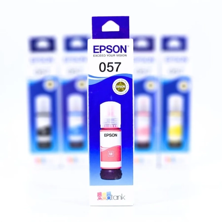 Чернила Epson 057 magenta (C13T09D398), оригинал, пурпурные, 70 мл.