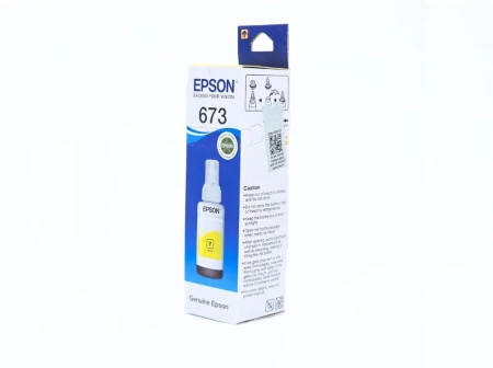 Чернила Epson T6734 yellow (С13T673498), оригинал, желтые, 70 мл.
