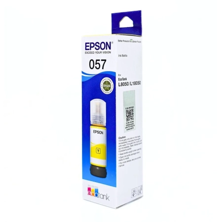 Чернила Epson 057 yellow (C13T09D498), оригинал, желтые, 70 мл.