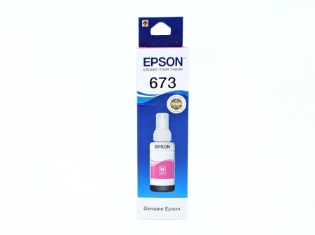 Чернила Epson T6733 magenta (С13T673398), оригинал, пурпурные, 70 мл.