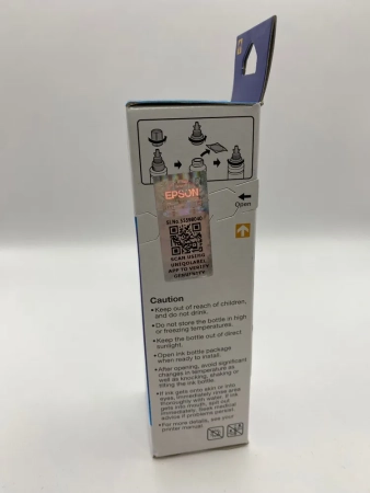 Чернила Epson 664 cyan (С13T66424A) оригинал, голубые, 70 мл