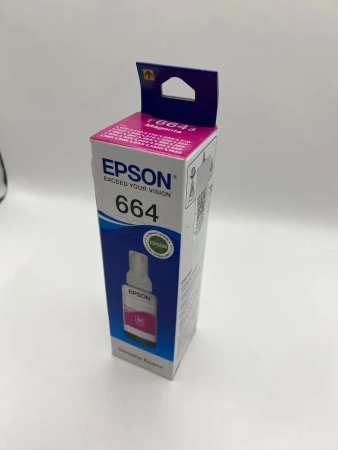 Чернила Epson 664 magenta (С13T66434A) оригинал, пурпурные, 70 мл