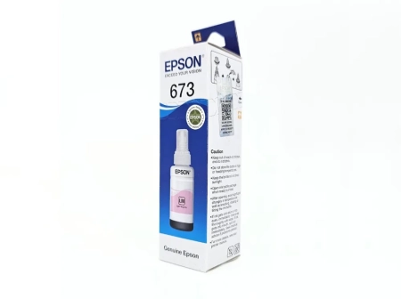 Чернила Epson T6736 light magenta (С13T673698), оригинал, светло-пурпурные, 70 мл.